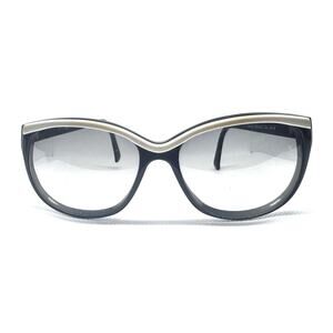 VINTAGE LA LUNETTE DE MONTE CARLO GAMMA MOD2100 NAVY WHITE SUNGLASSES